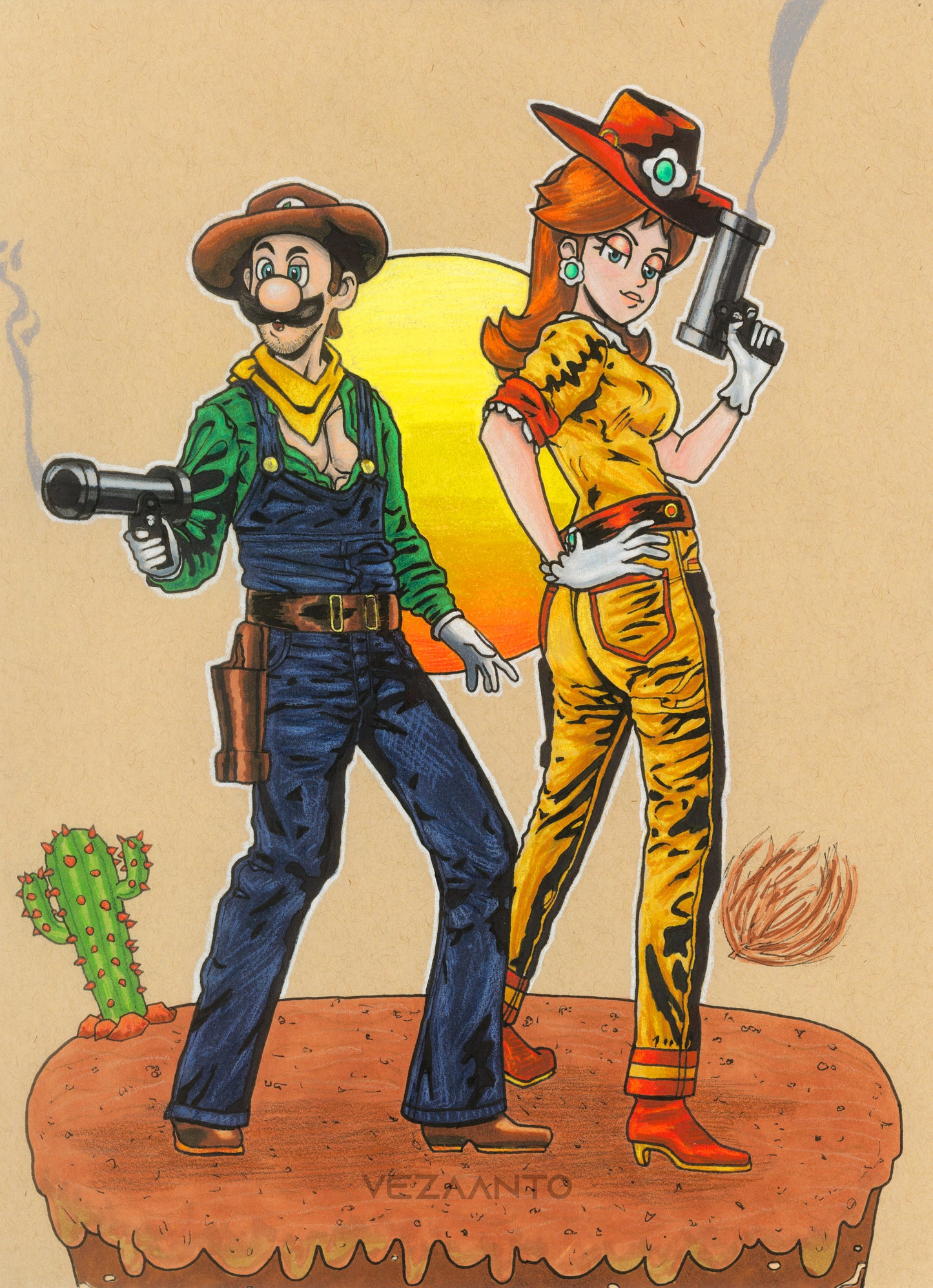 Super Mario Bros.: Showdown | 2 Mini-Prints | Bundle