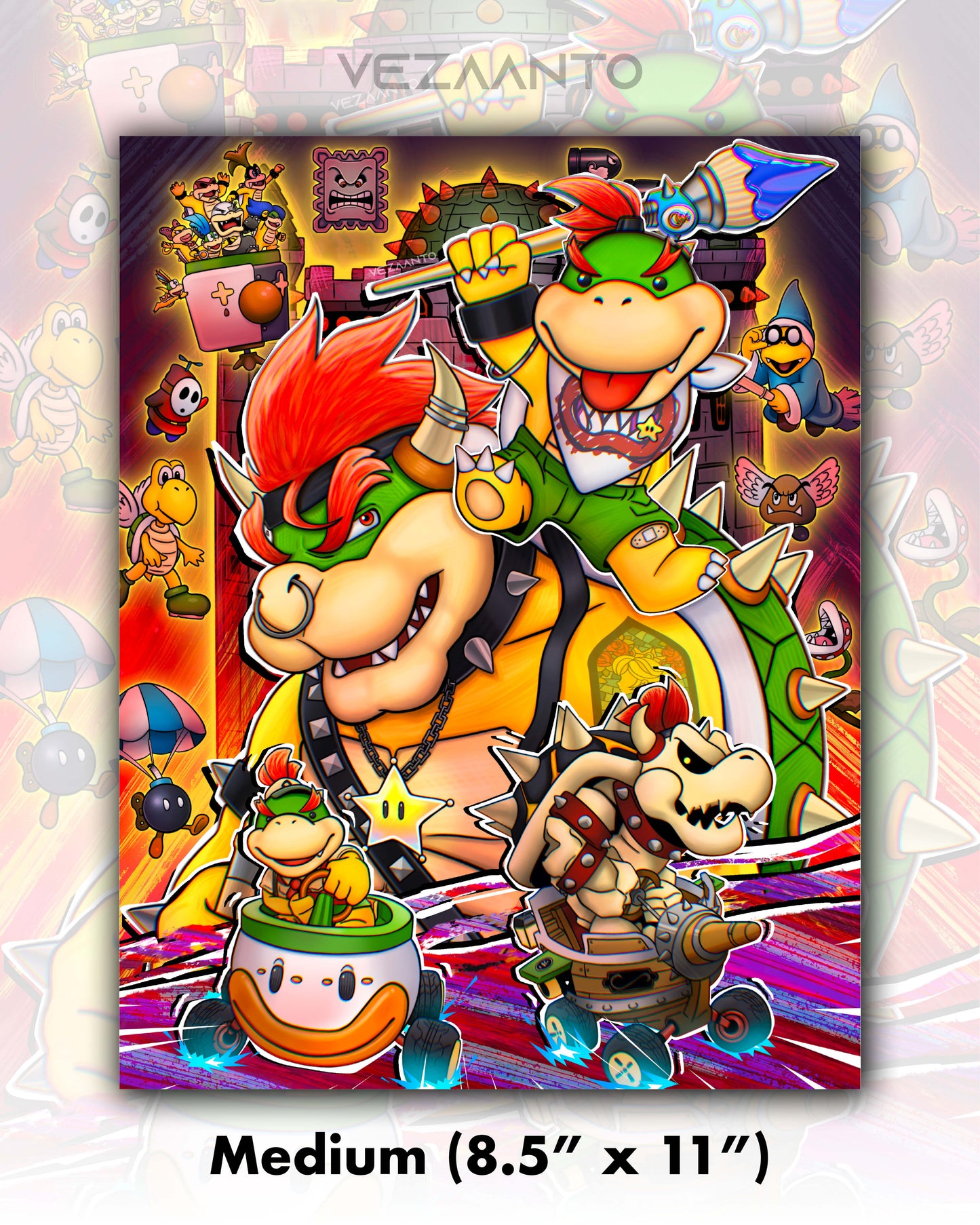 Bowser & Jr. | Print