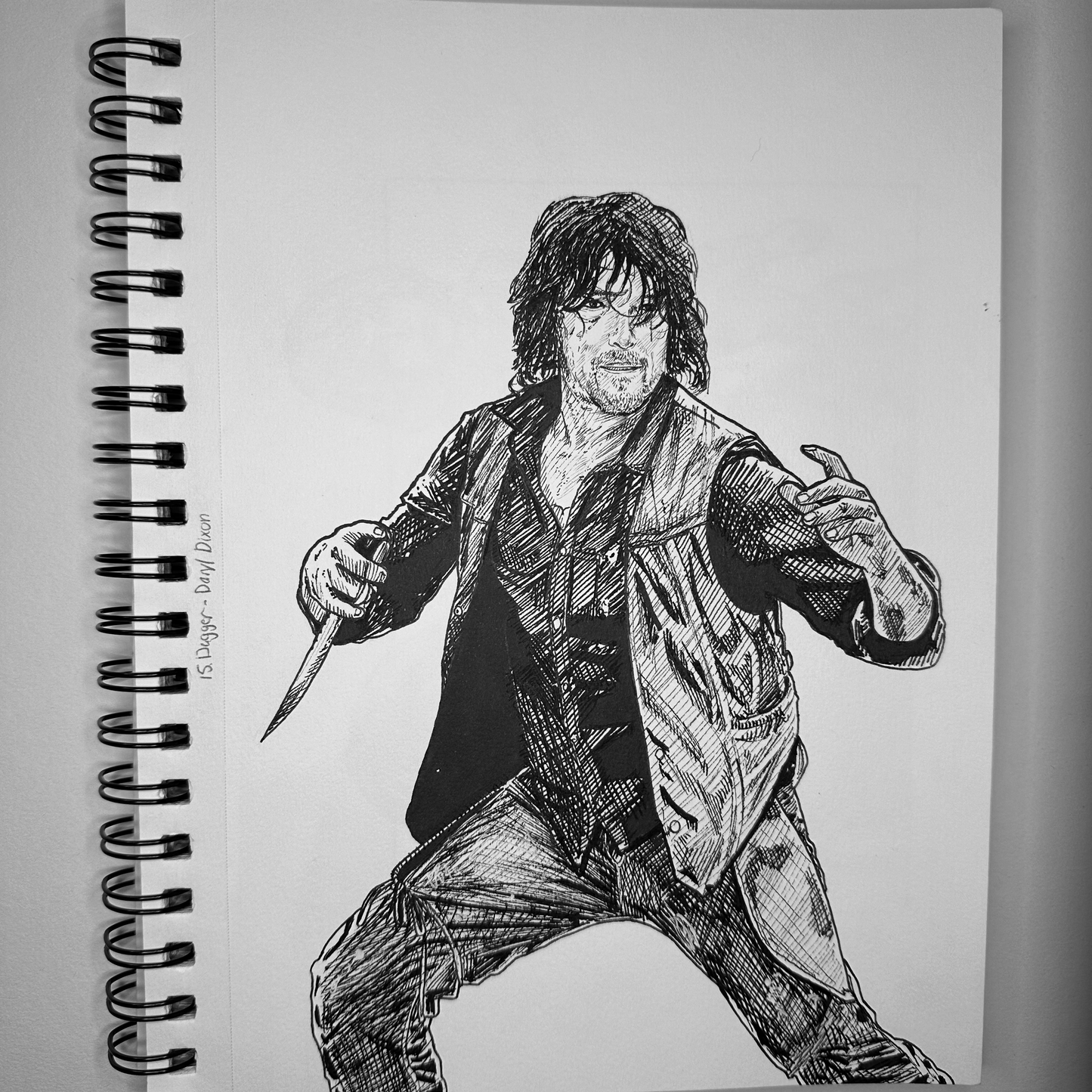 Daryl Dixon | Traditional Drawing