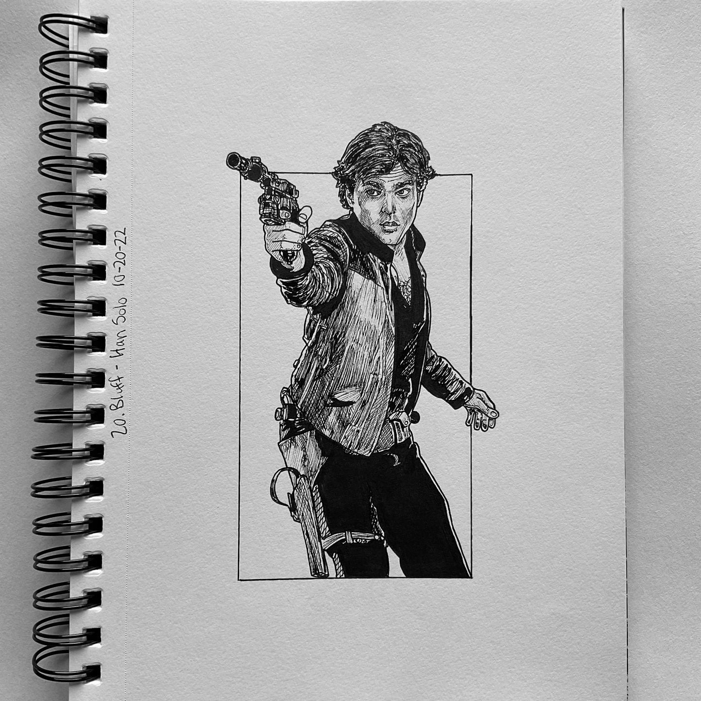 Han Solo: Alden Ehrenreich | Traditional Drawing
