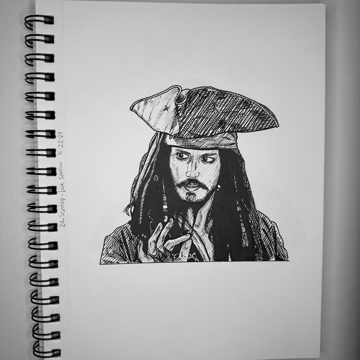 Captain Jack Sparrow | Traditional Drawing