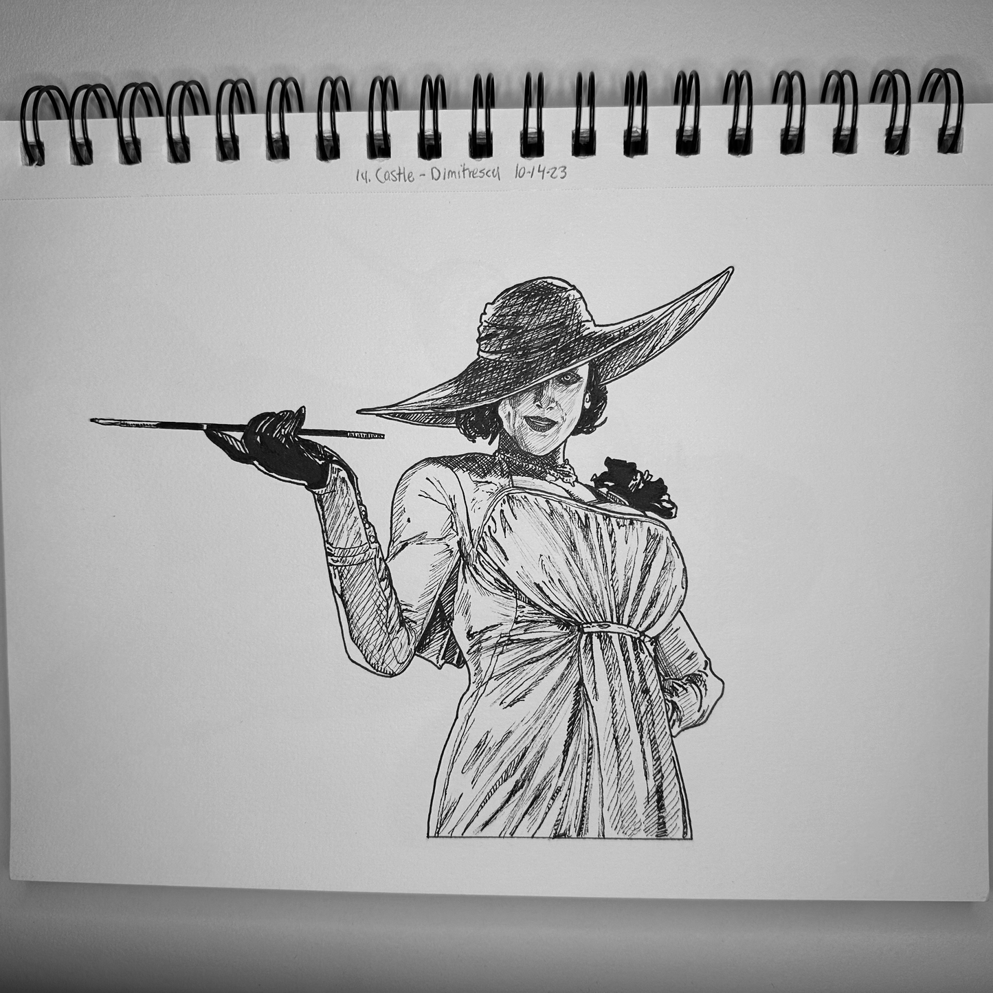 Lady Dimitrescu | Traditional Drawing