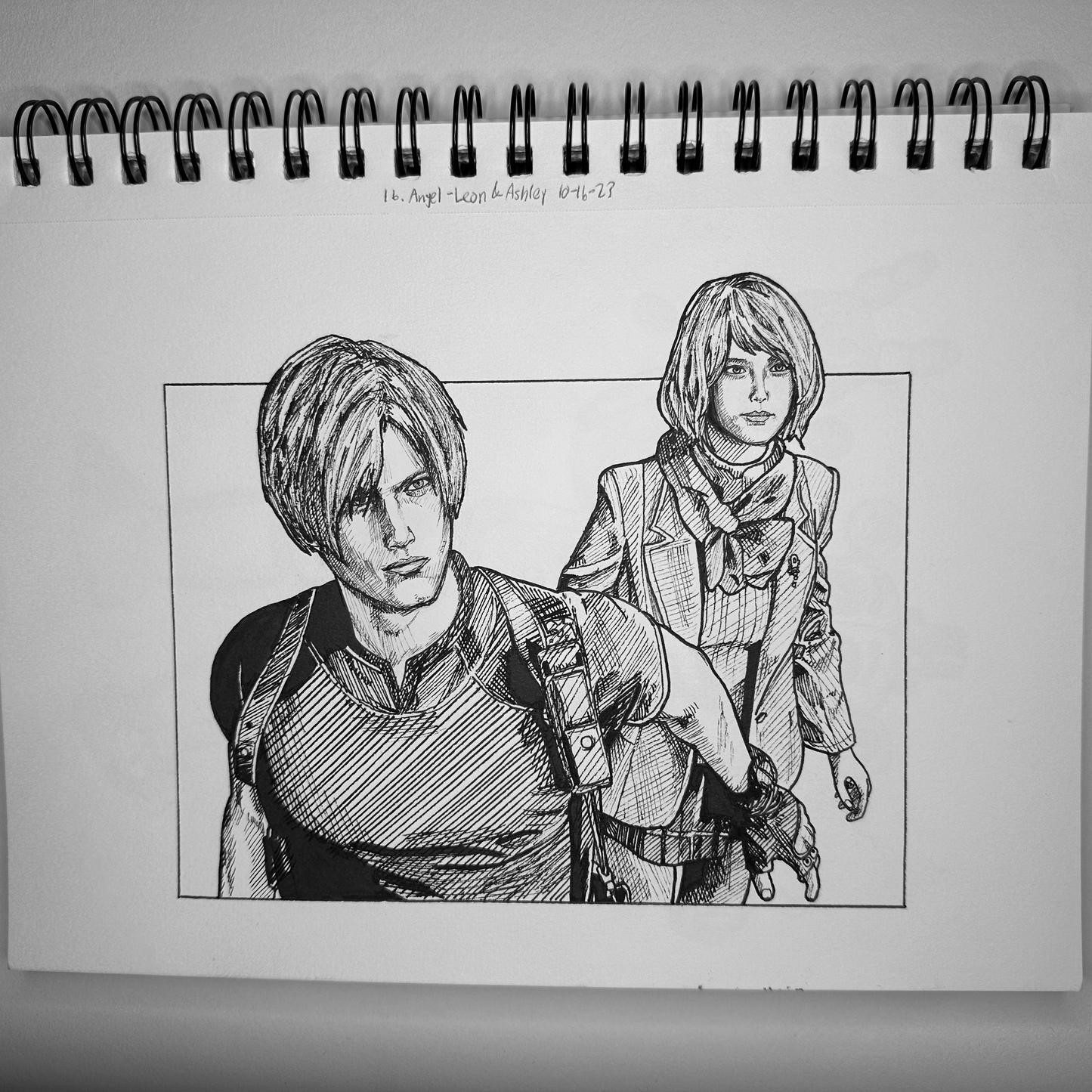 Leon & Ashley | Traditional Drawing