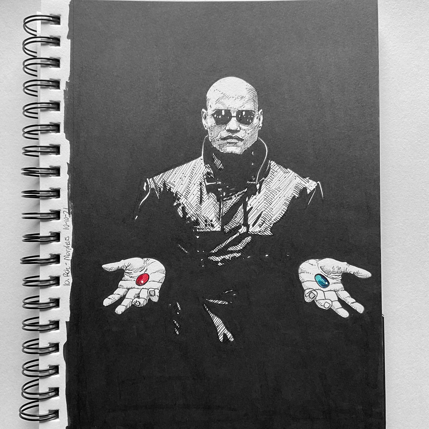 Morpheus: Pill Offering | Traditional Drawing