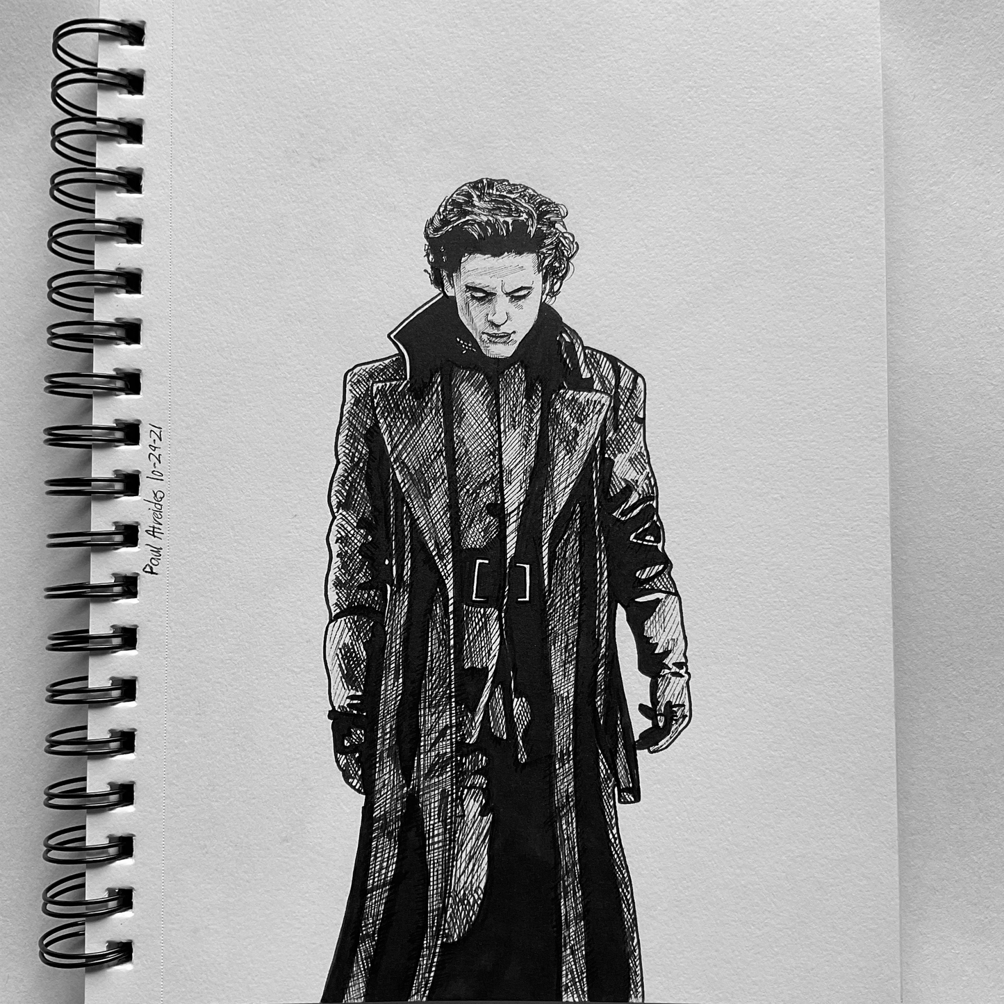 Paul Atreides: Caladan Walk | Traditional Drawing