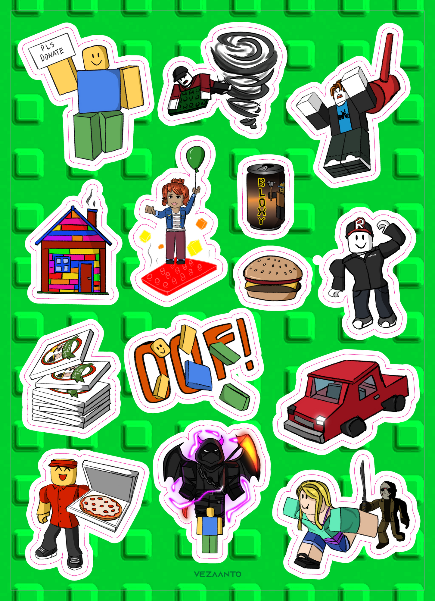 Roblox: OG | Sticker Sheet