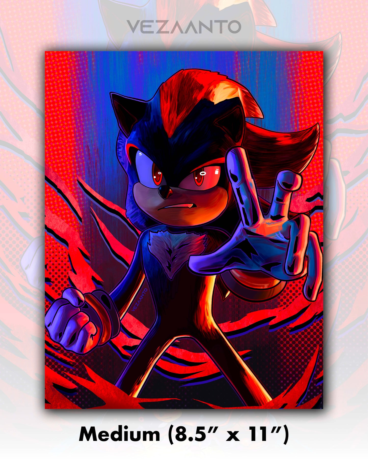 Shadow the Hedgehog | Print
