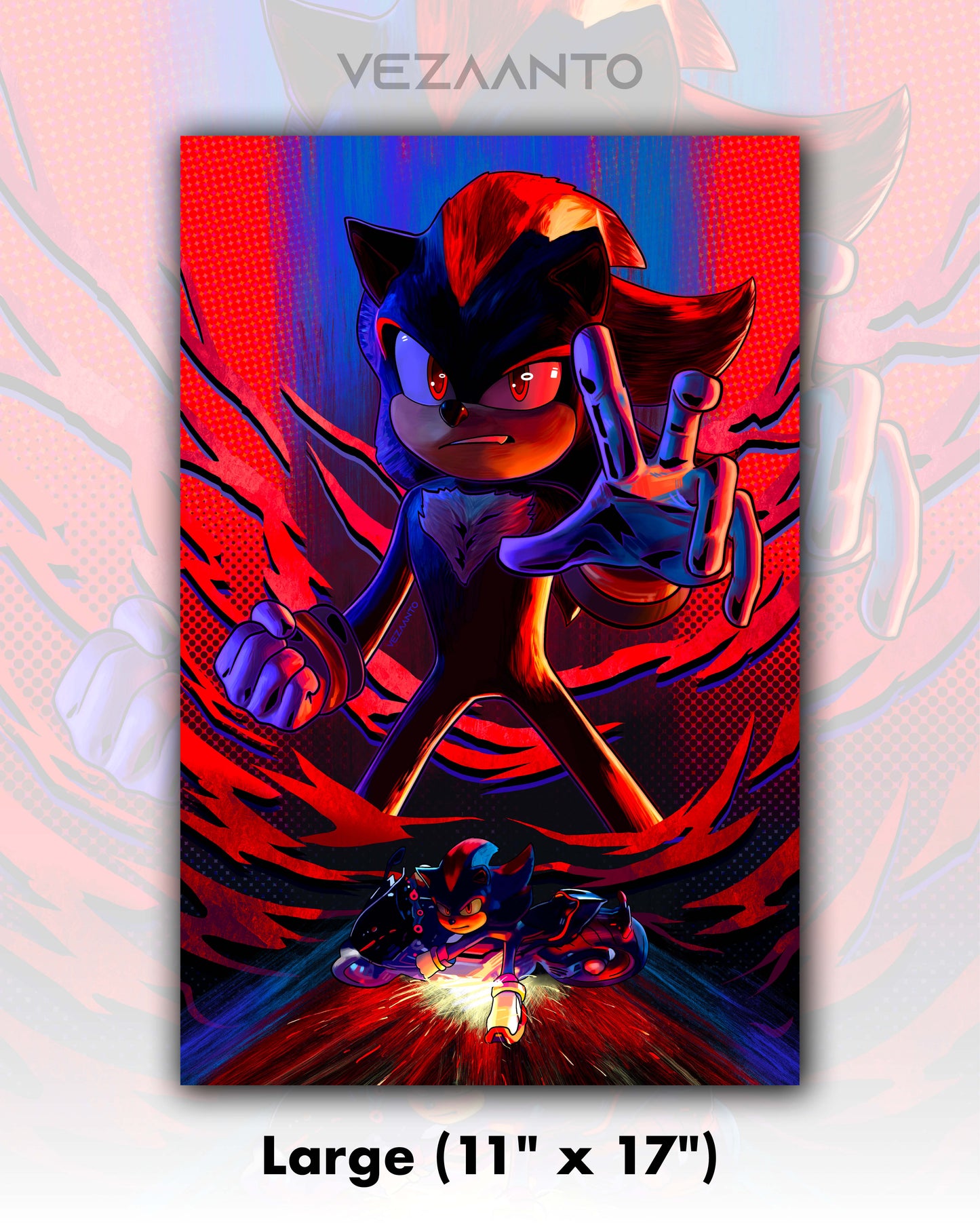 Shadow the Hedgehog | Print