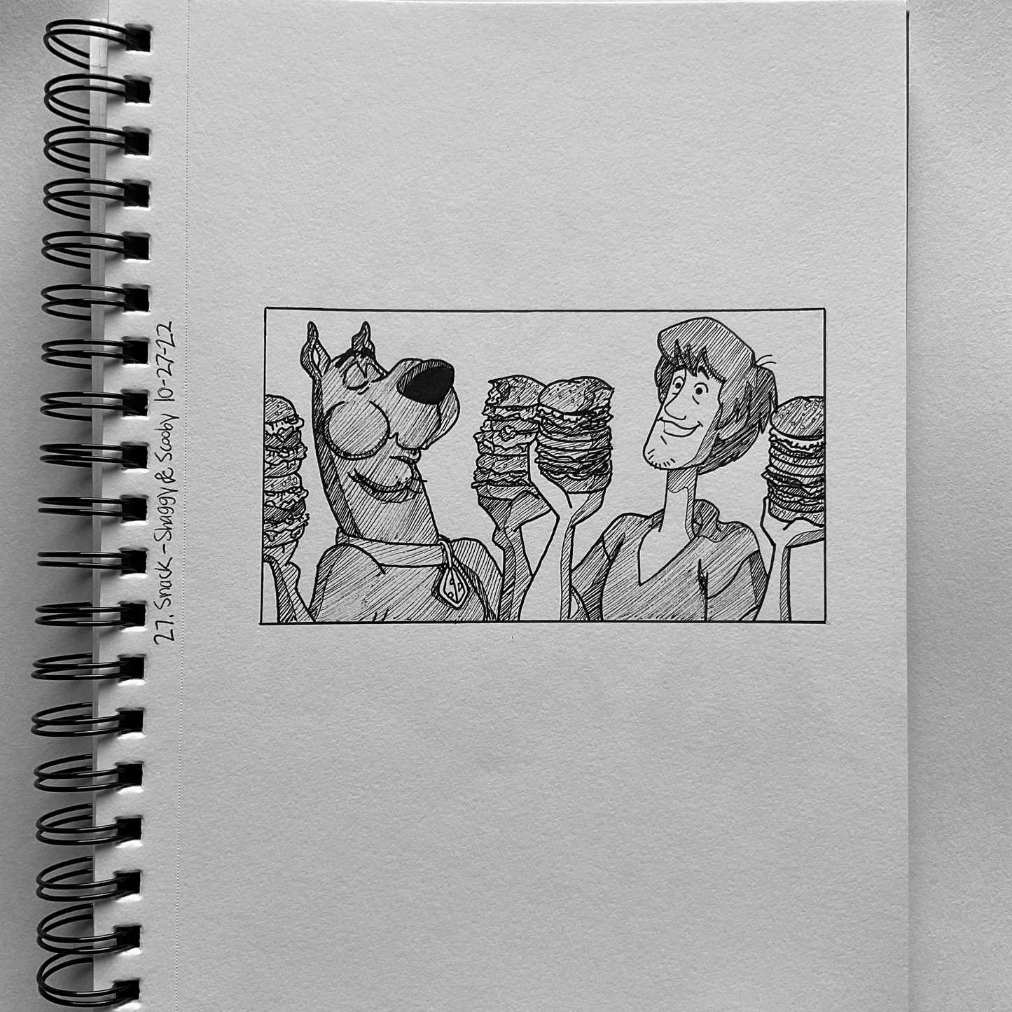 Shaggy & Scooby-Doo: Lunchtime! | Traditional Drawing