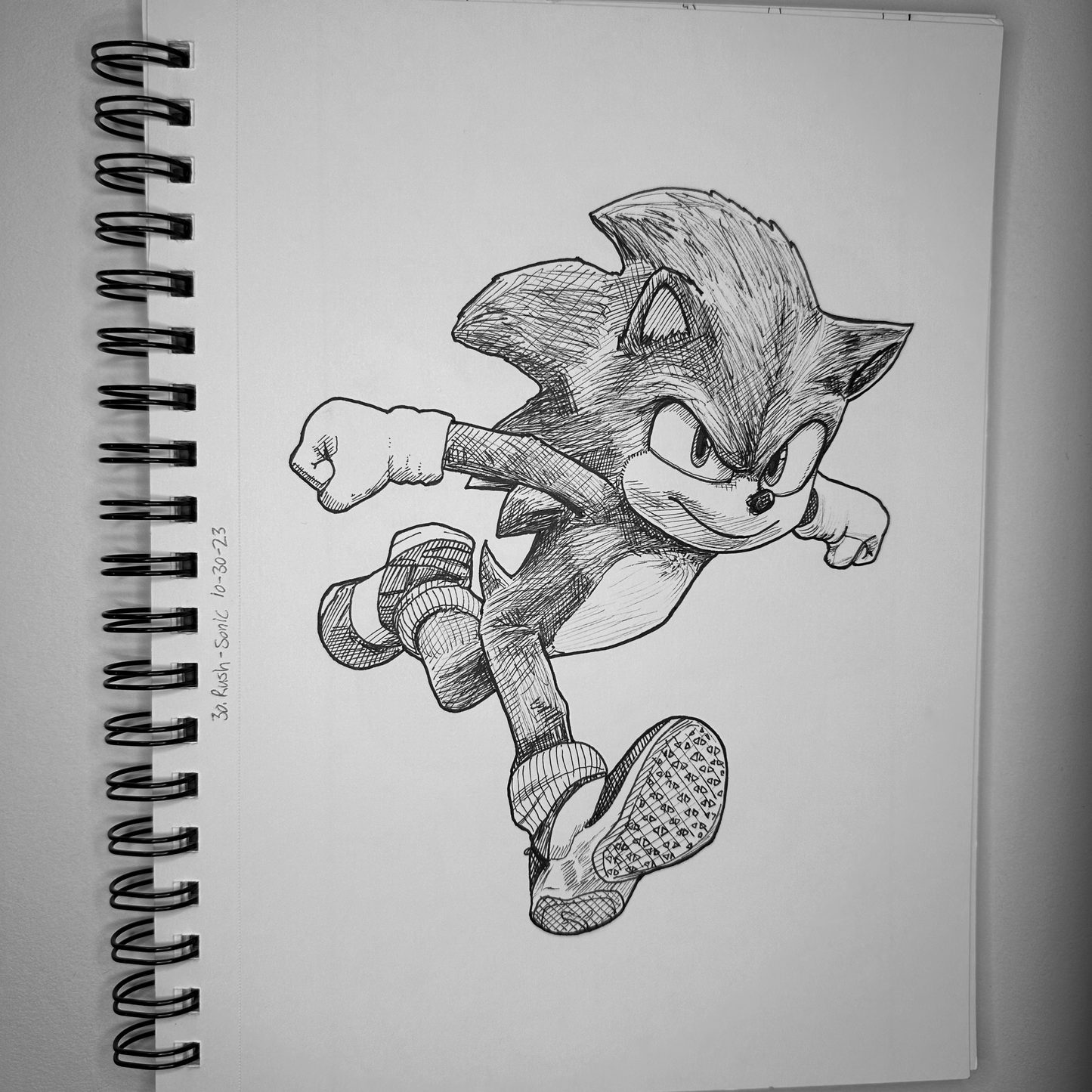 Sonic The Hedgehog | Traditional Drawing