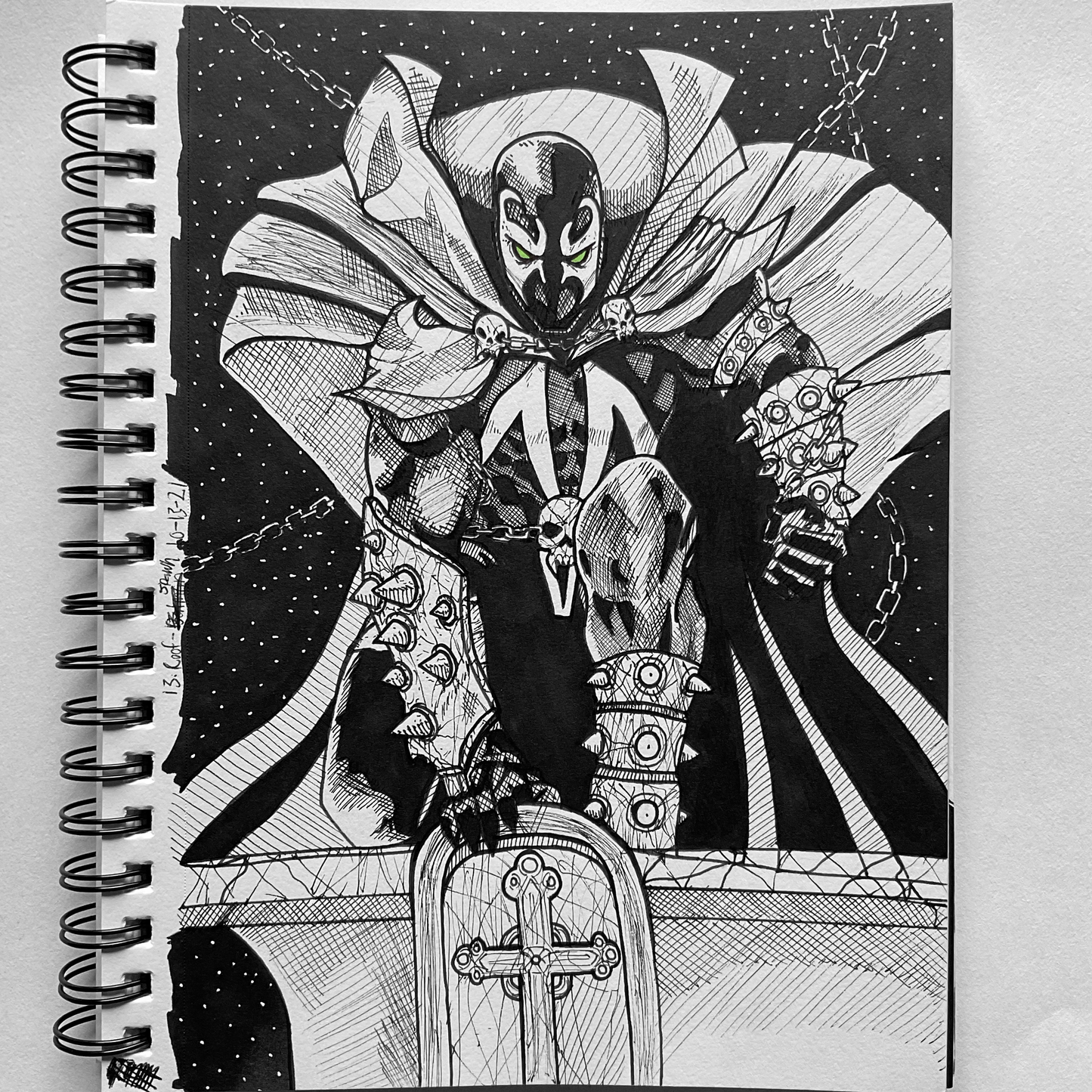 Spawn: Rooftop | Traditional Drawing