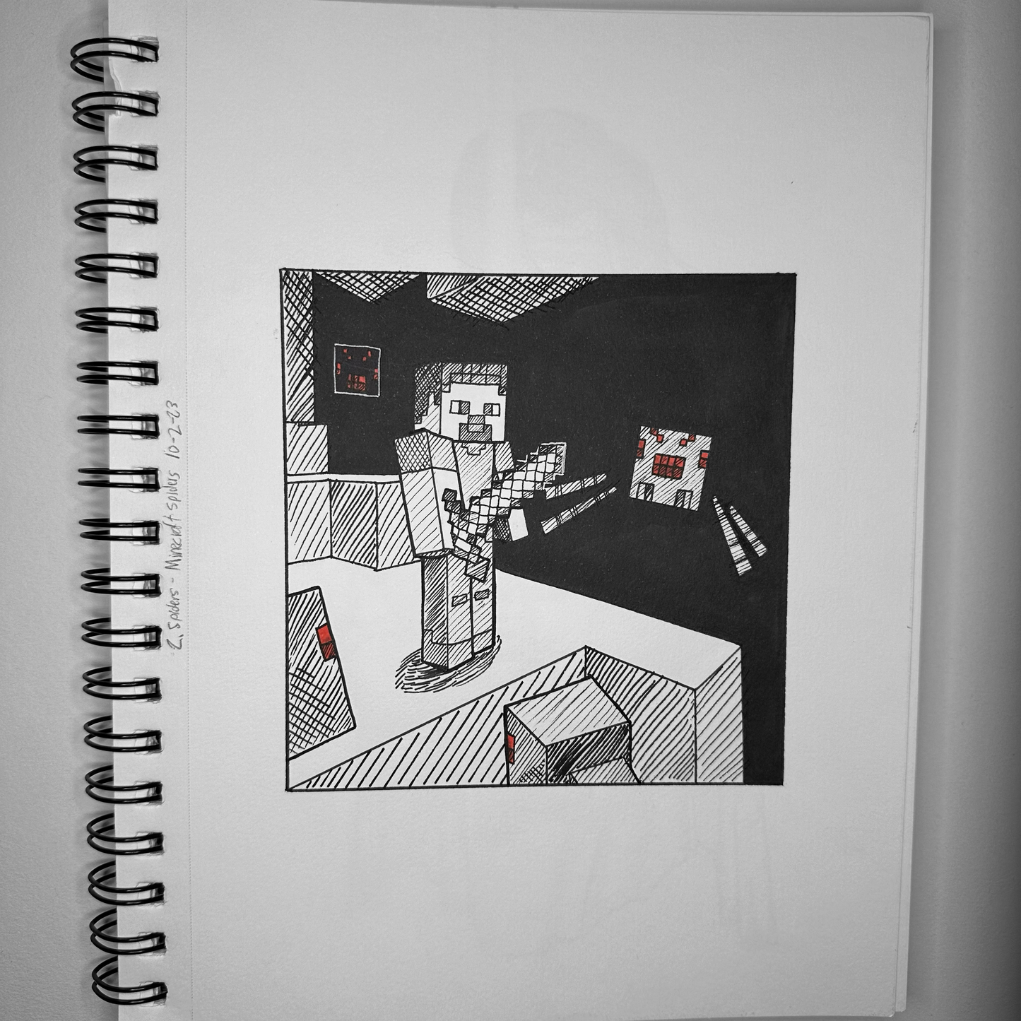Spider Ambush | Traditional Drawing