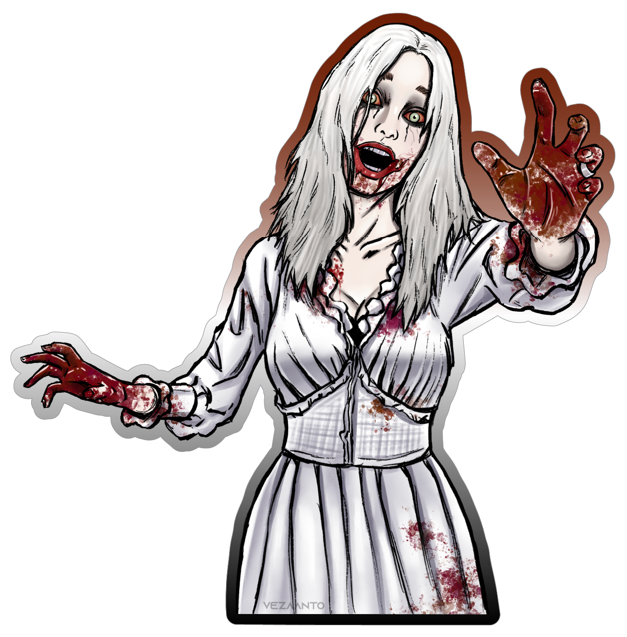 Singing Zombie | Sticker