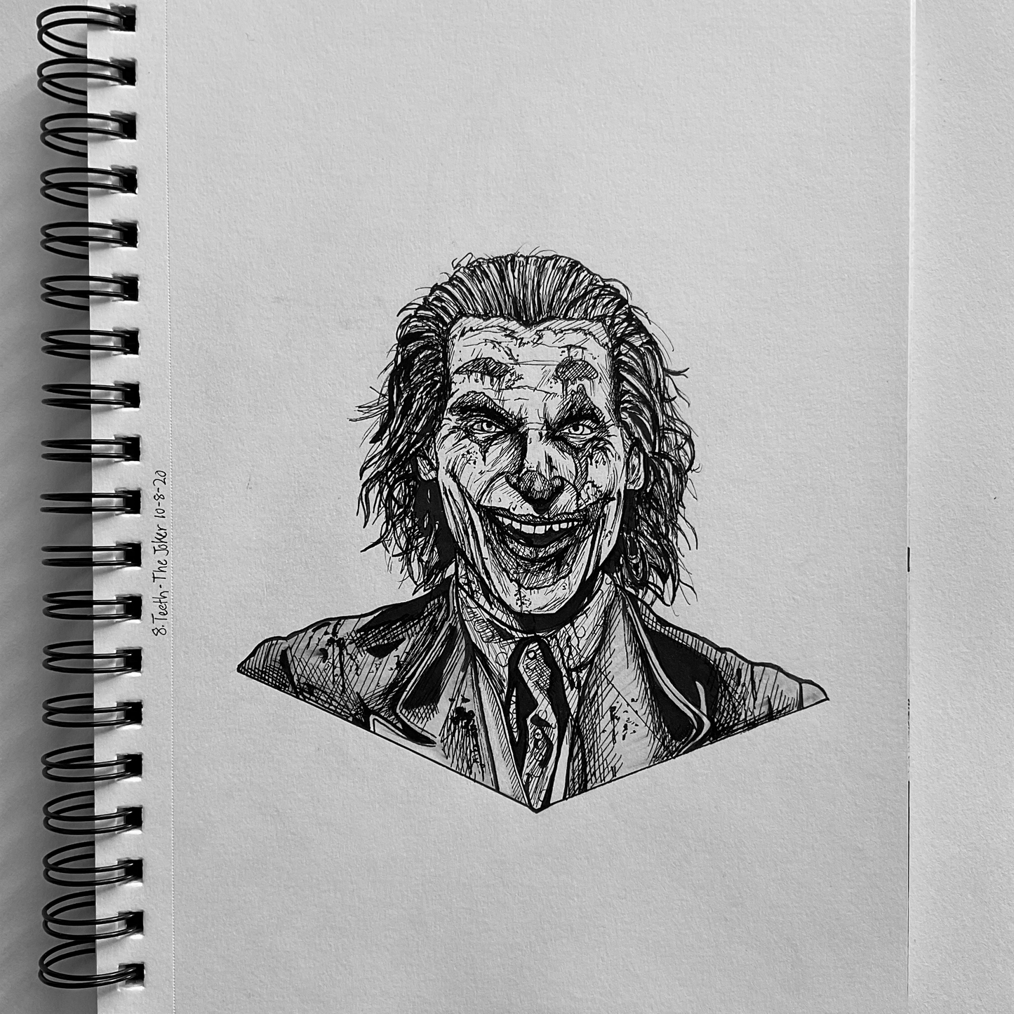 The Joker: Bloody Laugh | Traditional Drawing