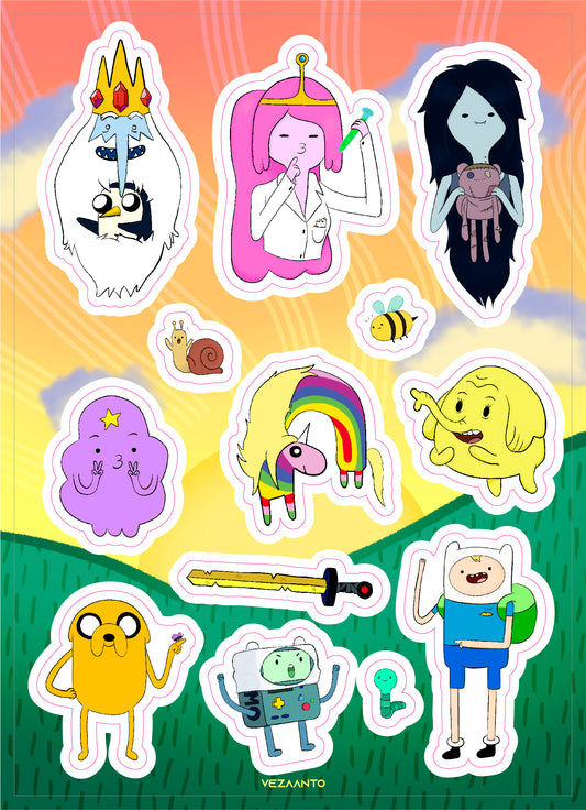 Adventure Time: Icons | Sticker Sheet