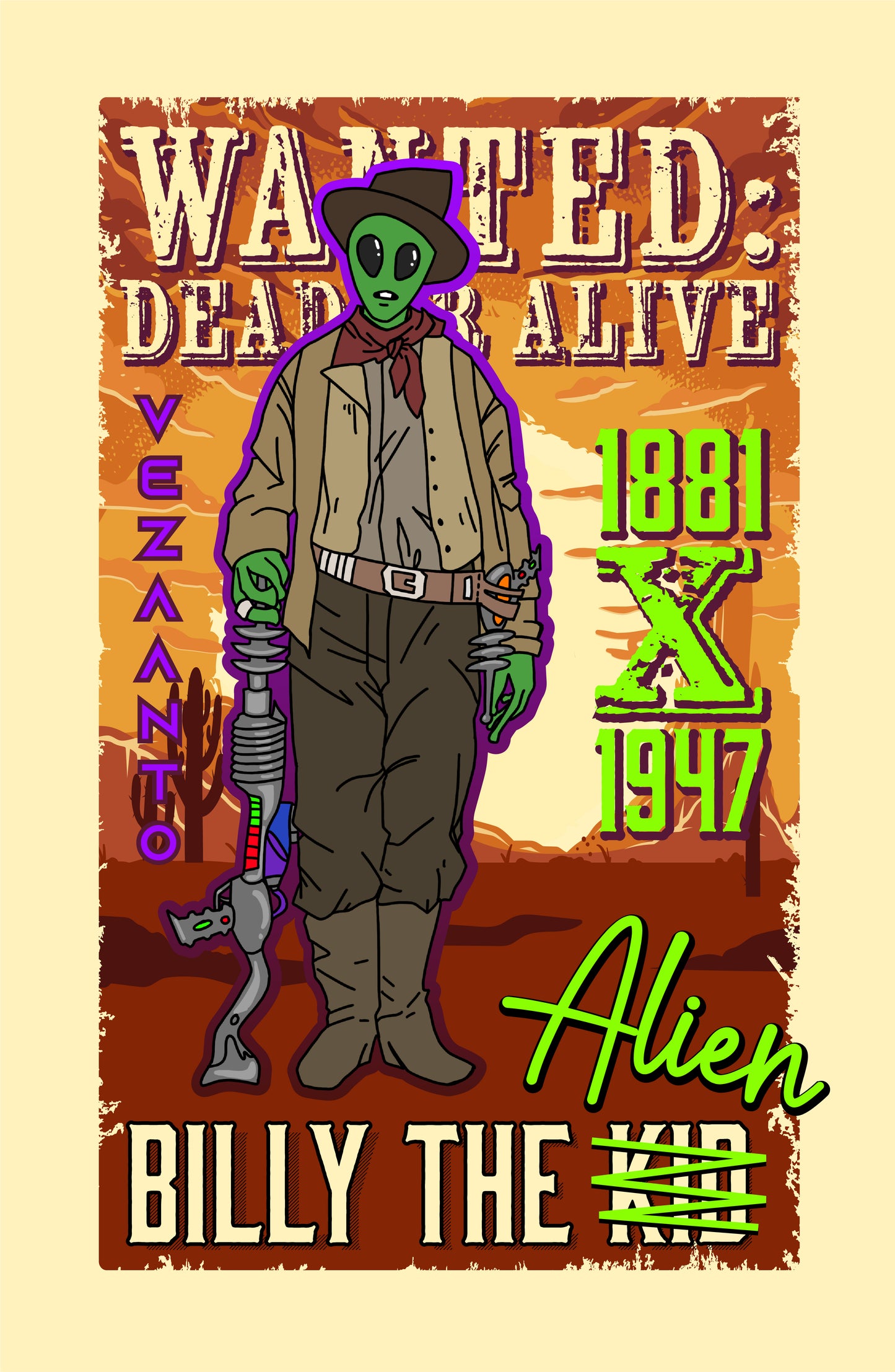 Billy the Alien | Print