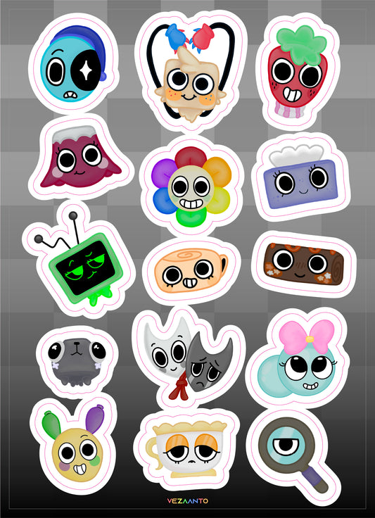 Dandy's World | Sticker Sheet