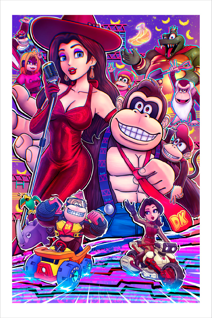 Donkey Kong & Pauline | Sticker