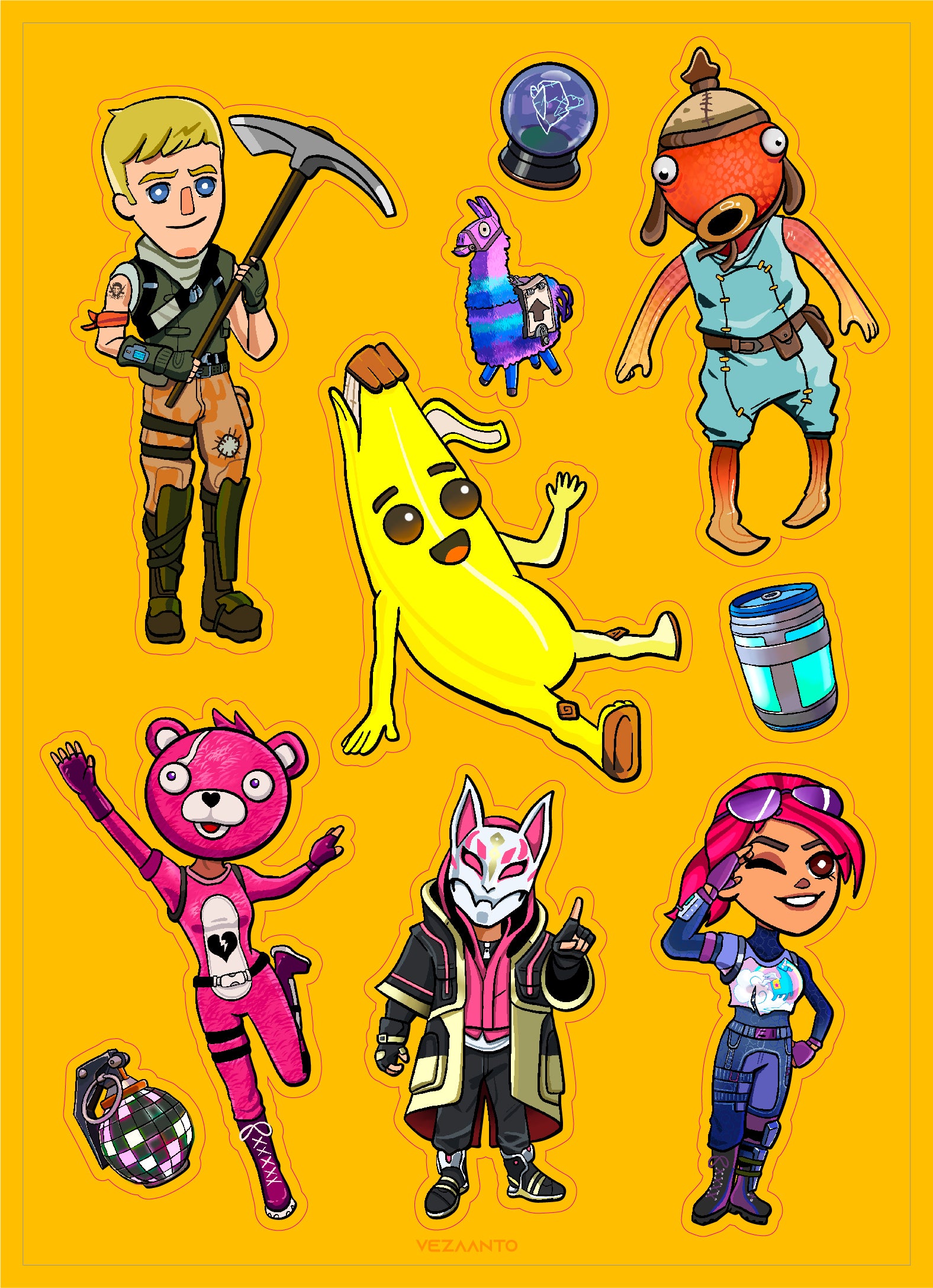 Fortnite OG Sticker Sheet Vezaanto fortnite-og-sticker-sheet-vezaanto