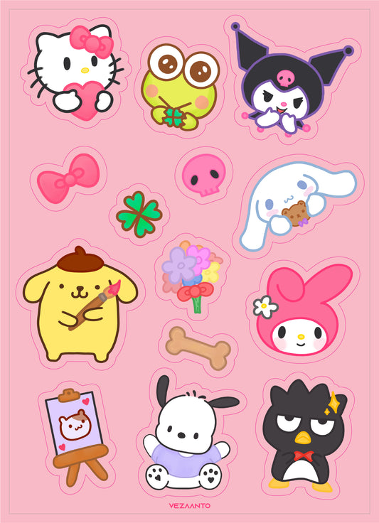 Hello Kitty & Friends | Sticker Sheet