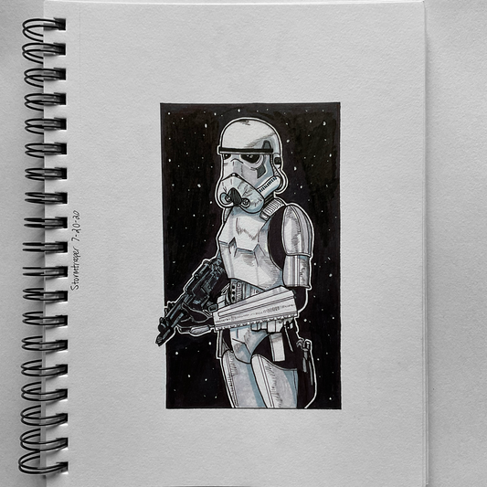 Imperial Stormtrooper | Traditional Drawing