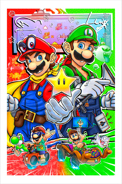 Mario & Luigi | Sticker