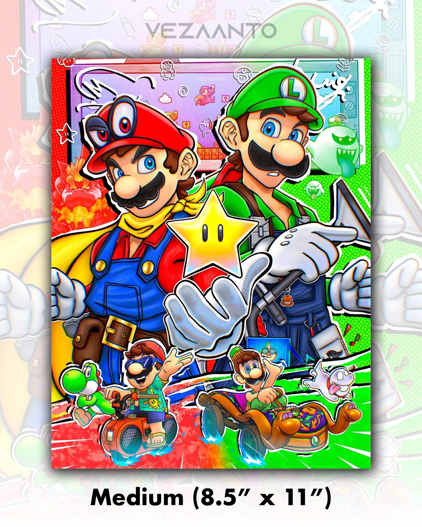 Mario & Luigi | Print