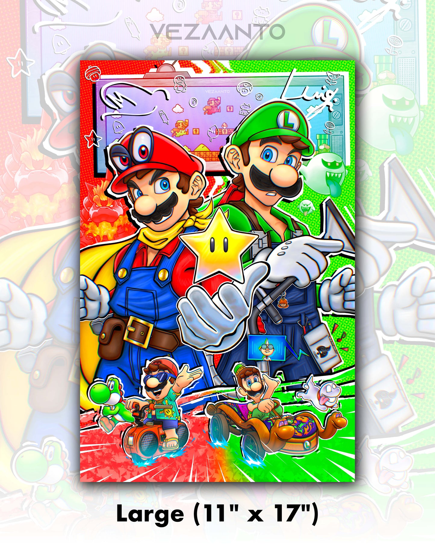 Mario & Luigi | Print