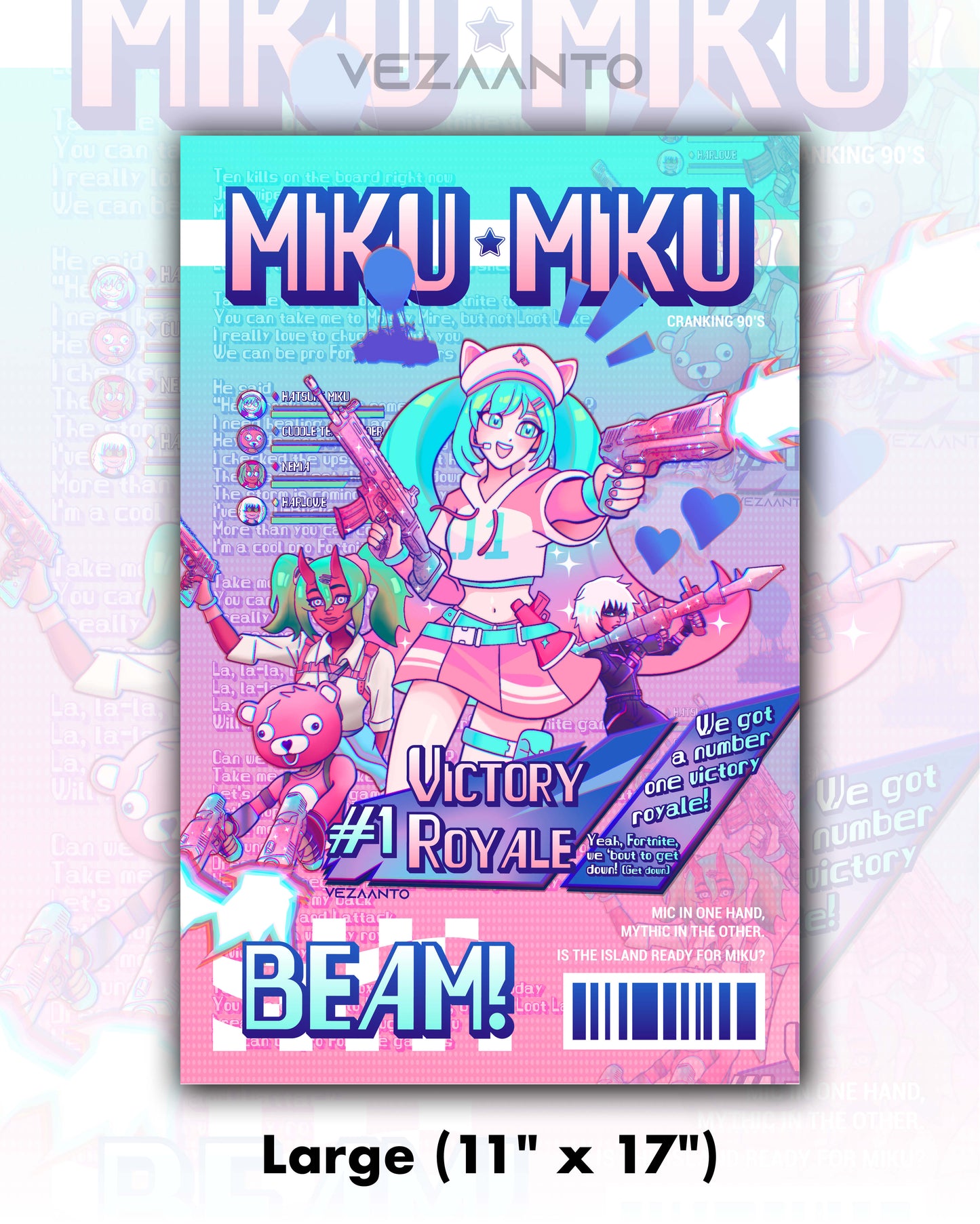 Hatsune Miku: Victory Royale | Print