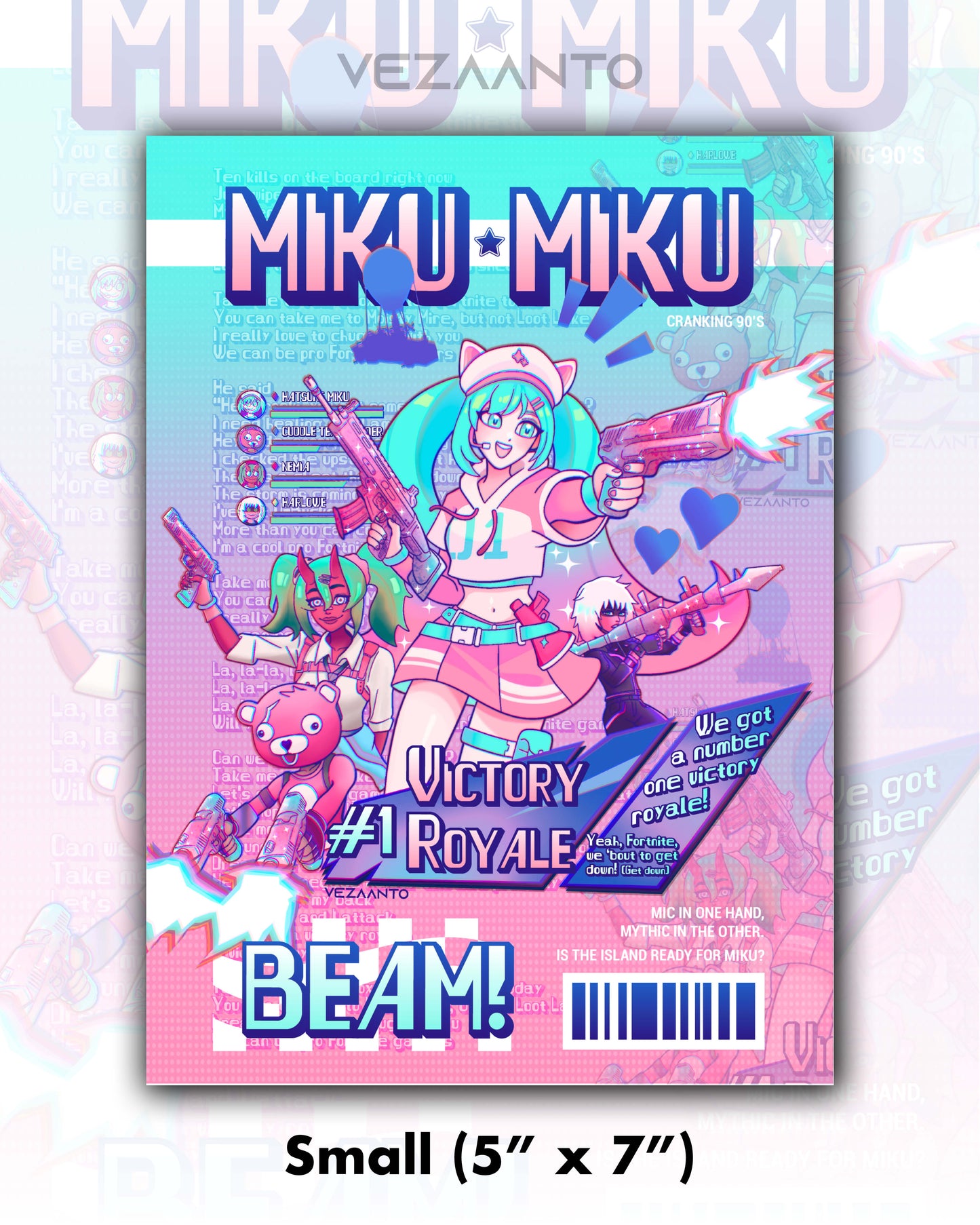 Hatsune Miku: Victory Royale | Print