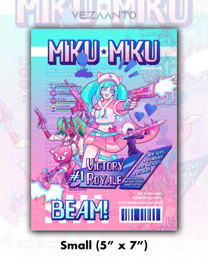 Hatsune Miku: Victory Royale | Print