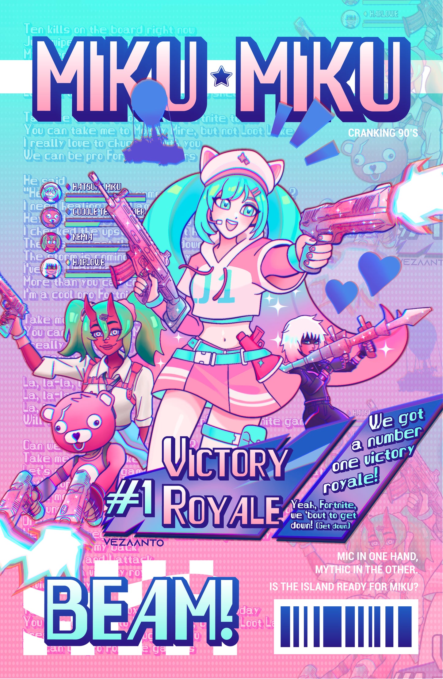 Hatsune Miku: Victory Royale | Print