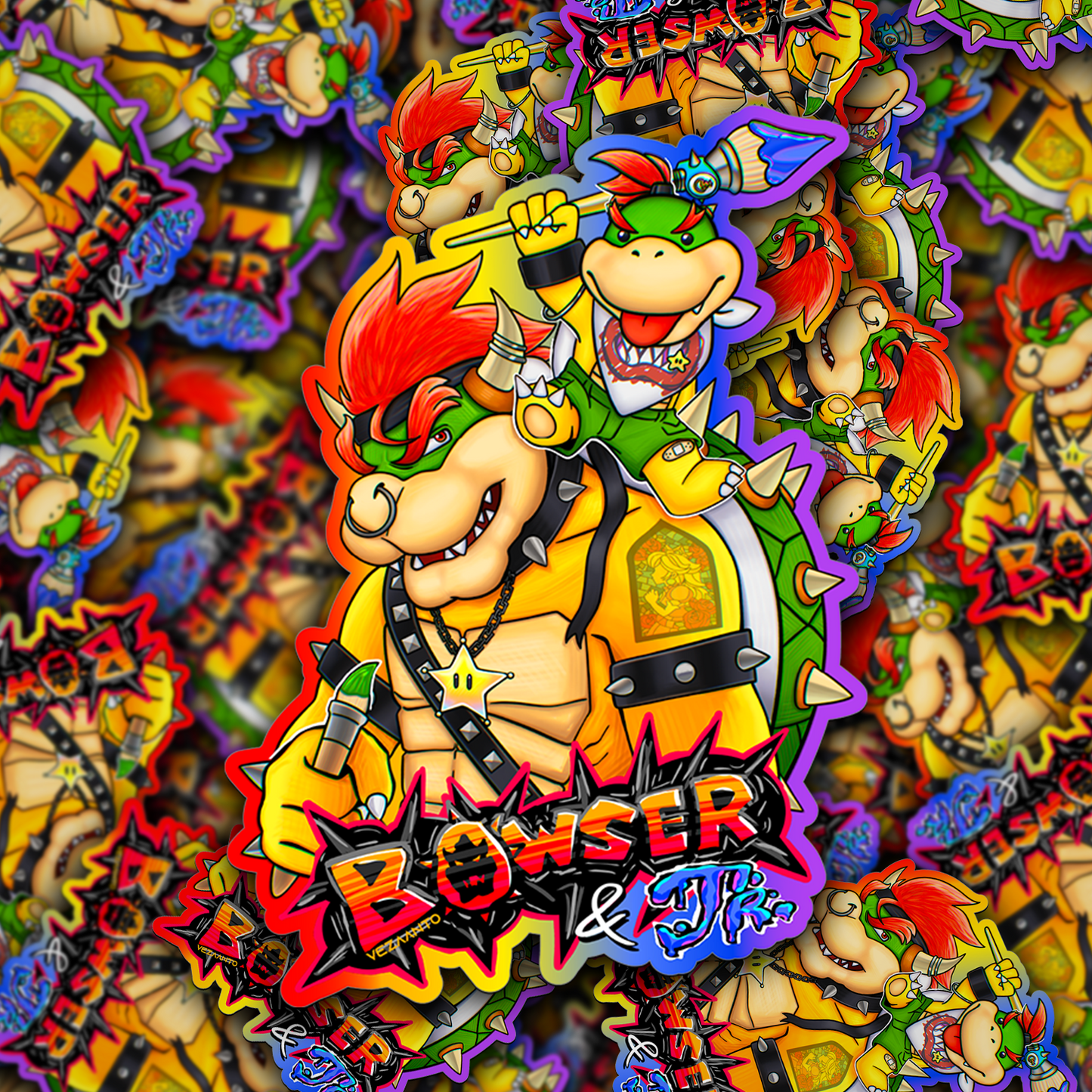 Bowser & Jr. | Sticker