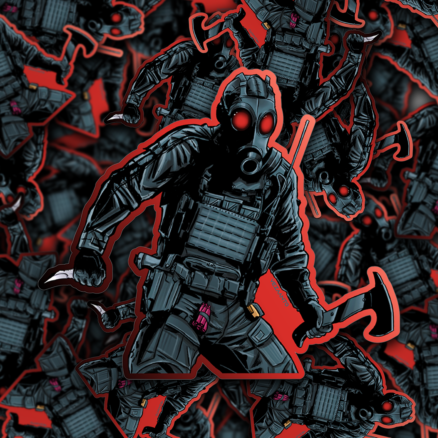 The Commander | Sticker