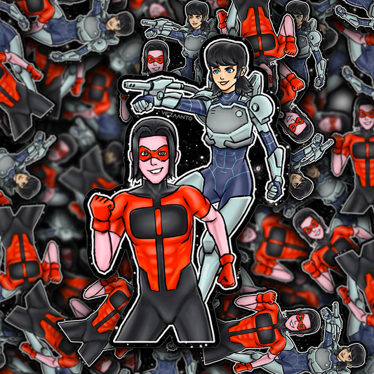 Kid Omni-Man & Tech Jacket | Sticker