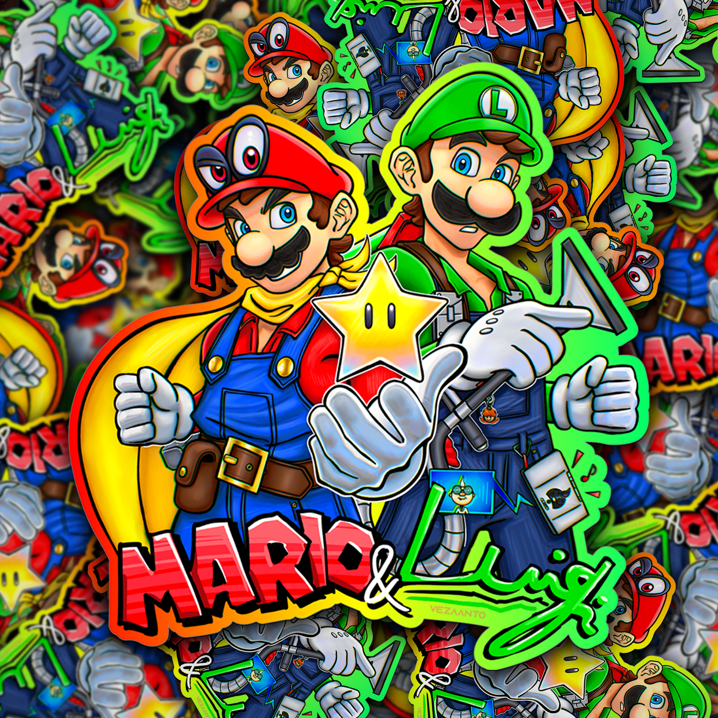 Mario & Luigi | Sticker
