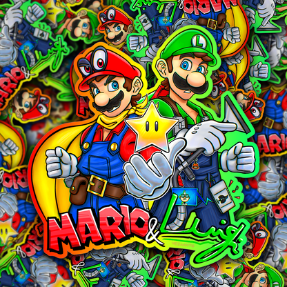 Mario & Luigi | Sticker