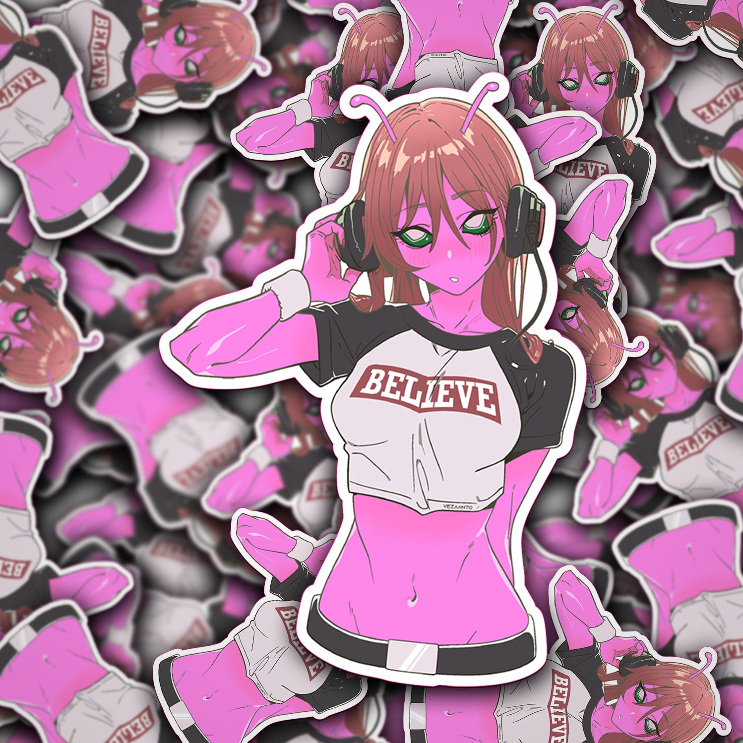 Alien Girl | Sticker – Vezaanto