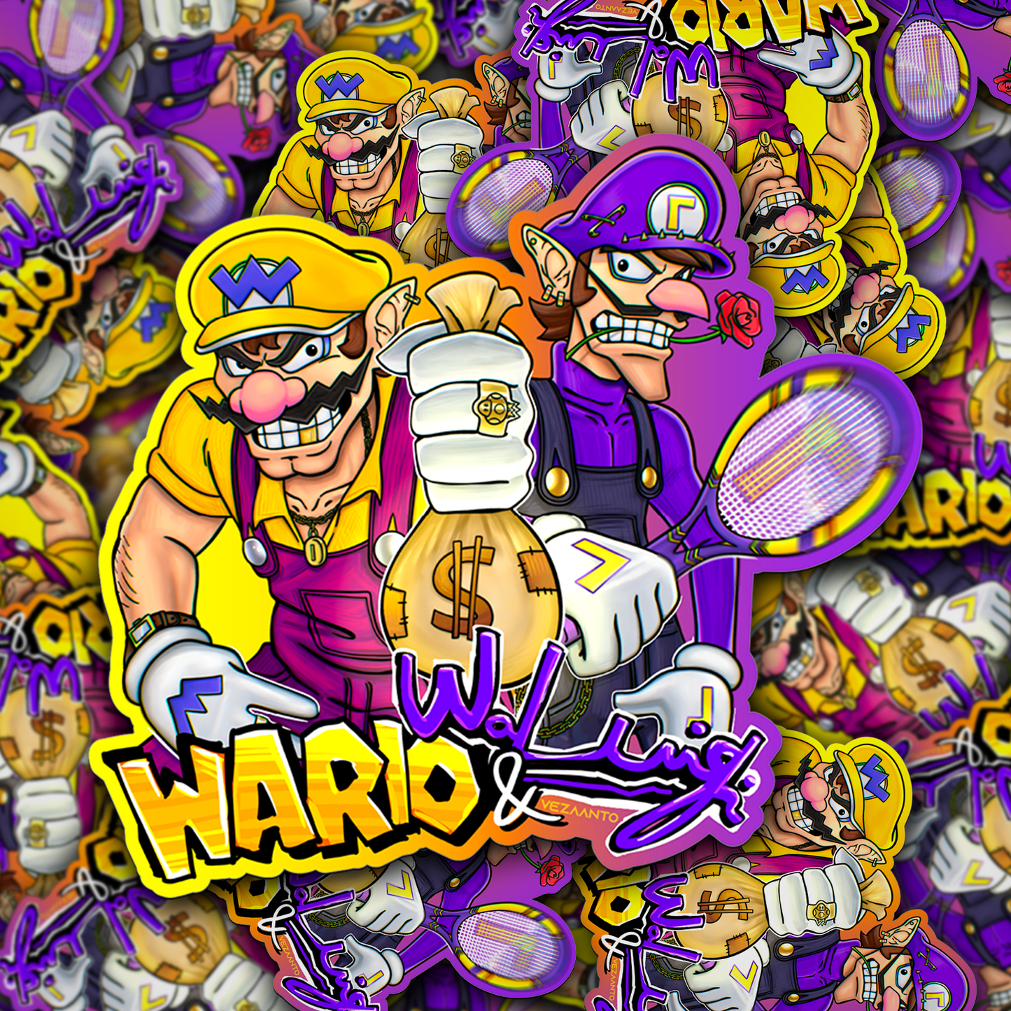 Wario & Waluigi | Sticker