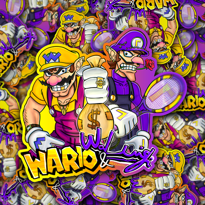Wario & Waluigi | Sticker