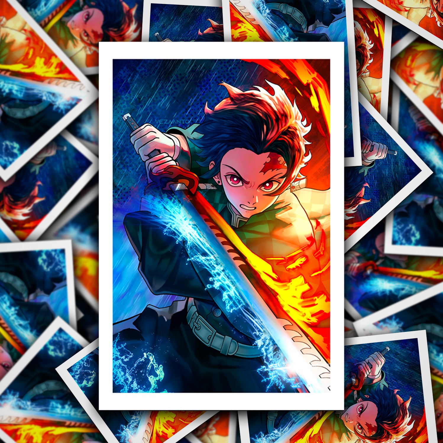 Tanjirk Sticker Tanjiro | Sticker – Vezaanto
