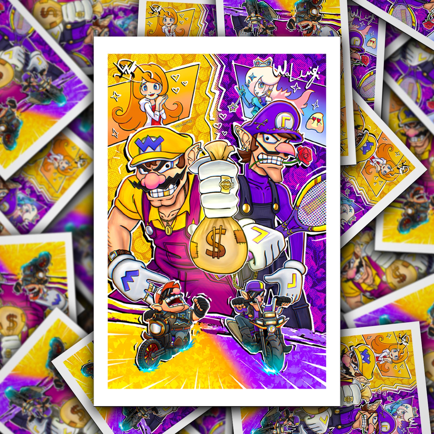Wario & Waluigi | Sticker – Vezaanto