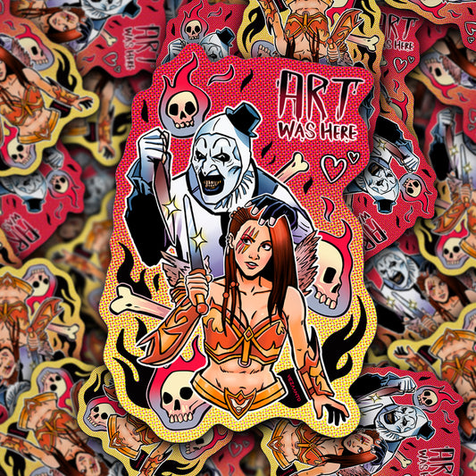 Art Was Here | Sticker