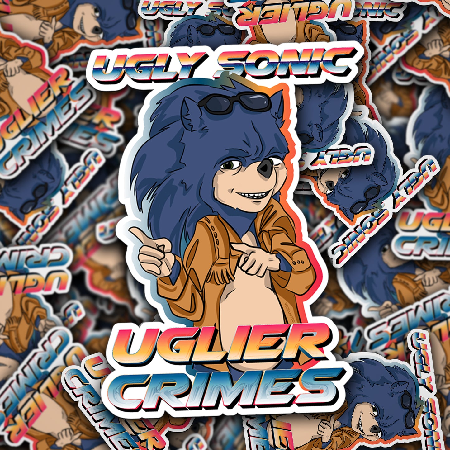 Ugly Sonic | Sticker
