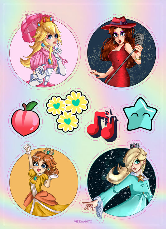 Power-Up Gals | Sticker Sheet