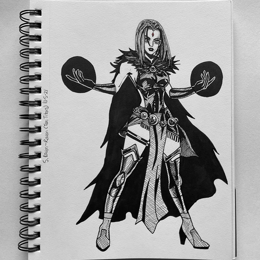 Raven: Collider | Traditional Drawing