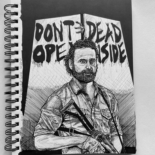 Rick Grimes: Don't Open Dead Inside | Traditional Drawing