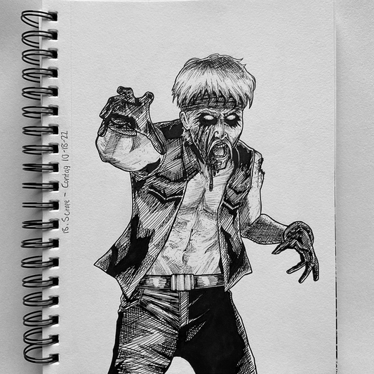 Sardos: Zombie | Traditional Drawing