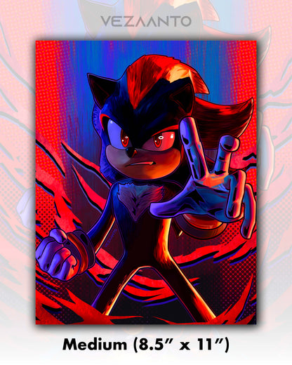Shadow the Hedgehog | Print
