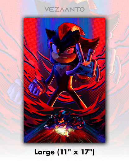 Shadow the Hedgehog | Print